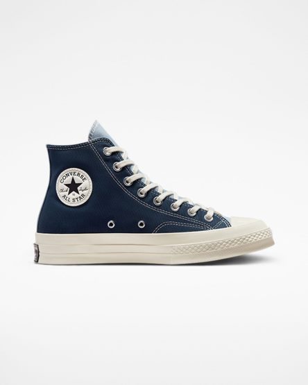 Women's Converse Chuck 70 Tri-Panel High Top Shoes Navy | AU 0C931K